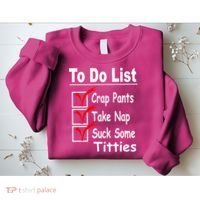 Funny To Do List Sweatshirt thumb 2