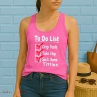 Funny To Do List Women's Tank Top thumb 2