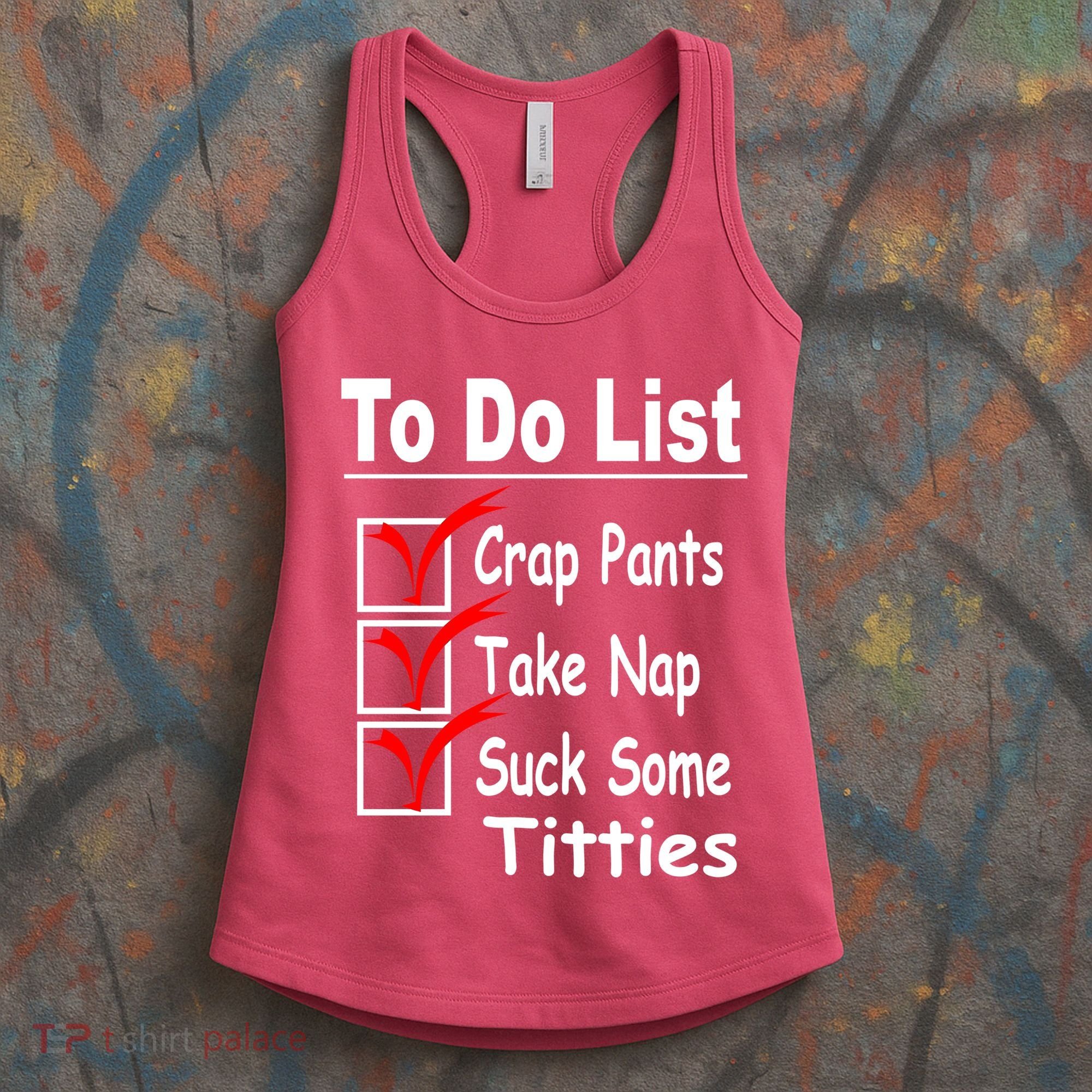 Funny To Do List Women's Tank Top