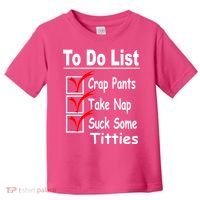 Funny To Do List Toddler T-Shirt thumb 0