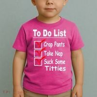 Funny To Do List Toddler T-Shirt thumb 2