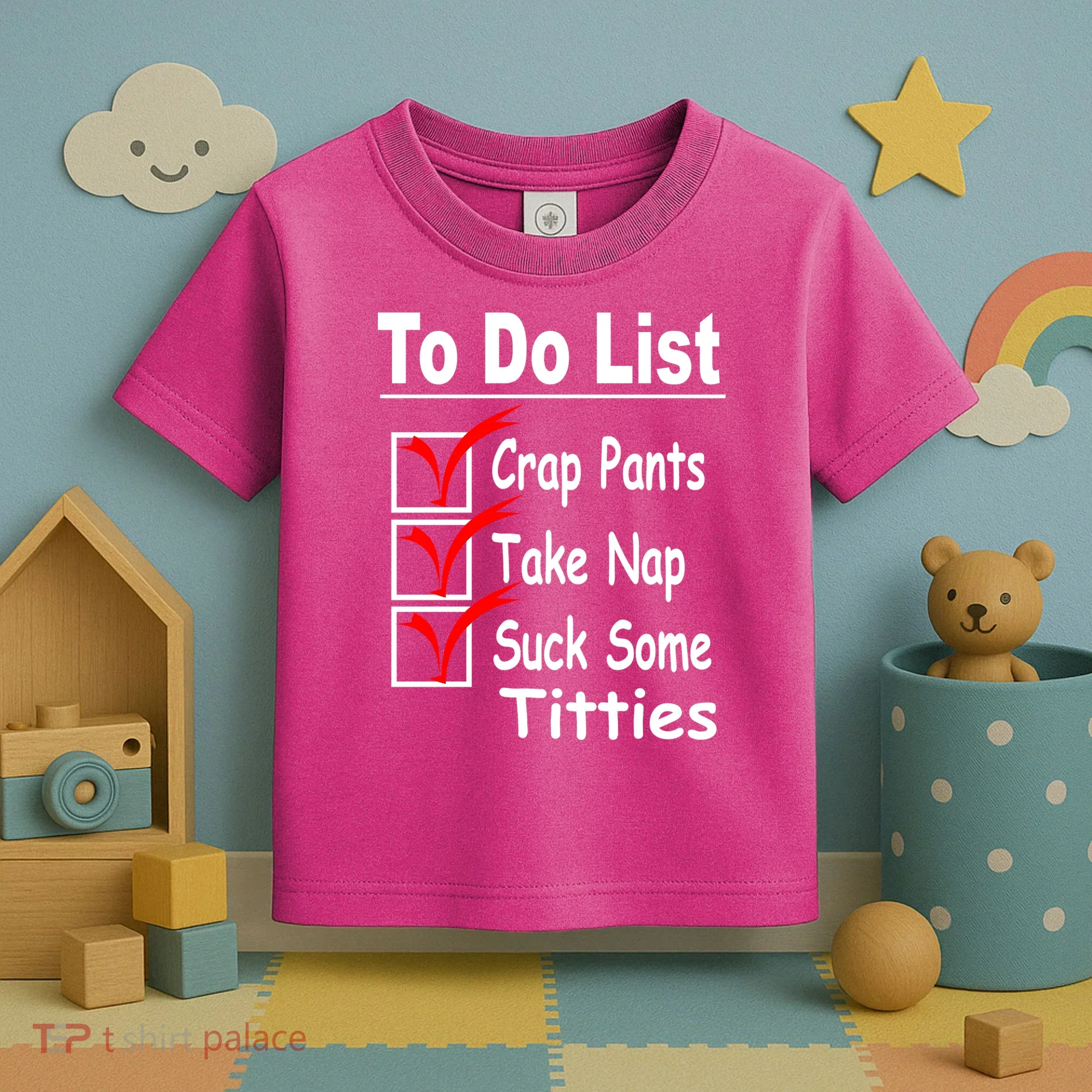 Funny To Do List Toddler T-Shirt
