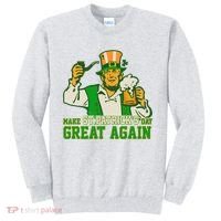 Funny Trump Make St Patrick's Day Great Again Sweatshirt thumb 0