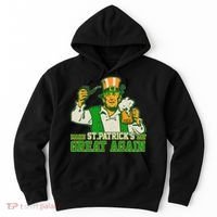 Funny Trump Make St Patrick's Day Great Again Hoodie thumb 0