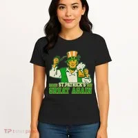 Funny Trump Make St Patrick's Day Great Again Women's T-Shirt thumb 4