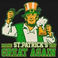 Funny Trump Make St Patrick's Day Great Again Women's T-Shirt thumb 6
