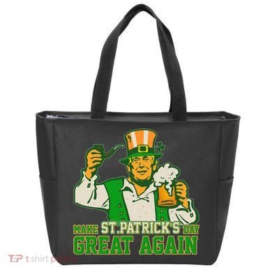 Funny Trump Make St Patrick's Day Great Again Bag