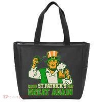 Funny Trump Make St Patrick's Day Great Again Bag thumb 0