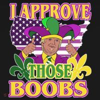 Funny Trump Mardi Gras Boobs Hoodie thumb 7