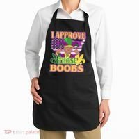Funny Trump Mardi Gras Boobs Apron thumb 2