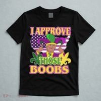 Funny Trump Mardi Gras Boobs T-Shirt thumb 5