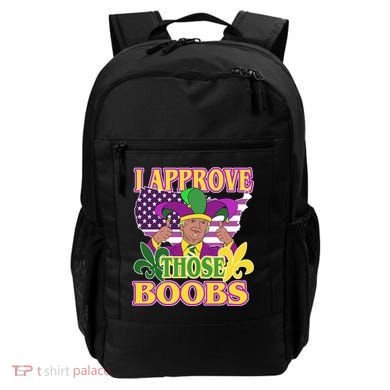 Funny Trump Mardi Gras Boobs Backpack