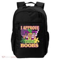 Funny Trump Mardi Gras Boobs Backpack thumb 0