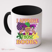 Funny Trump Mardi Gras Boobs Coffee Mug thumb 0
