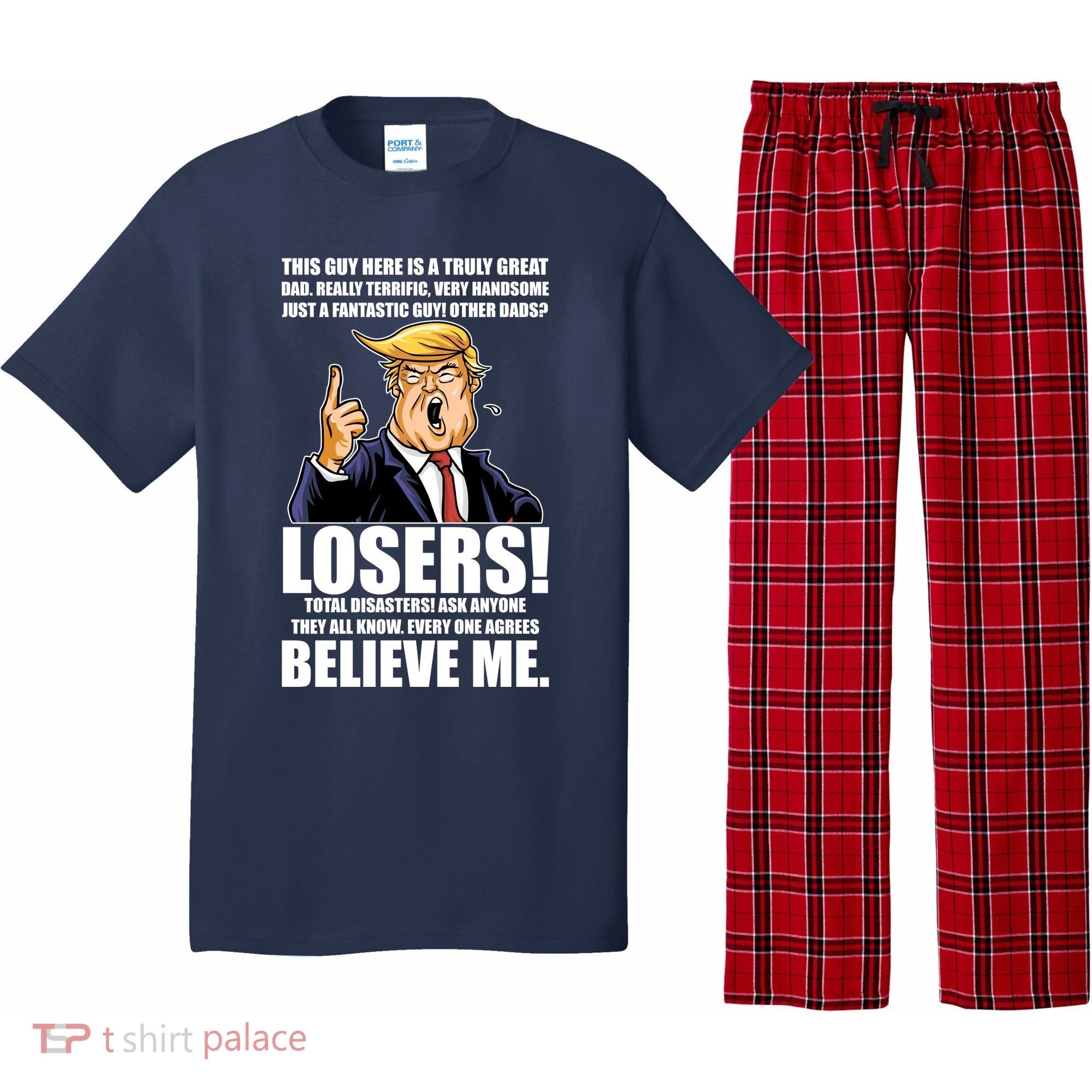 Funny Trump Really Terrific Very Handsome Father's Day Pajama Set