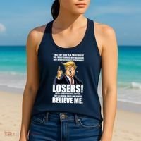 Funny Trump Really Terrific Very Handsome Father's Day Women's Tank Top thumb 2