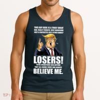 Funny Trump Really Terrific Very Handsome Father's Day Tank Top thumb 3