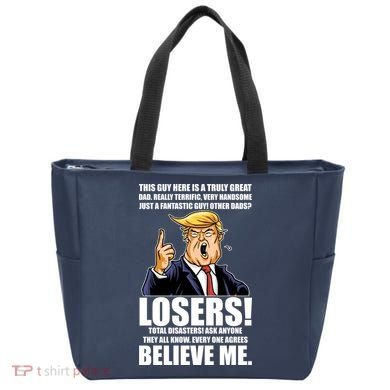 Funny Trump Really Terrific Very Handsome Father's Day Tote Bag