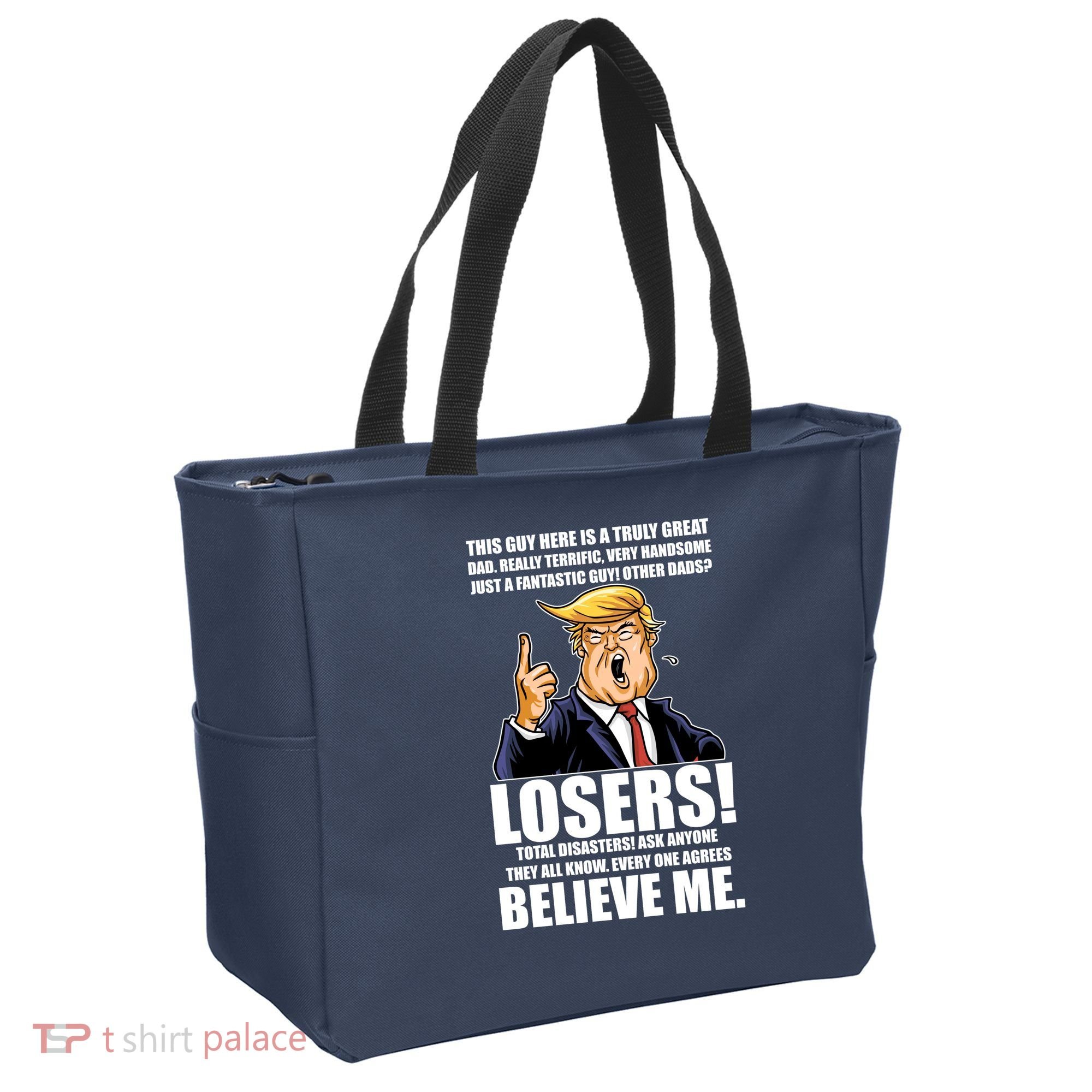 Funny Trump Really Terrific Very Handsome Father's Day Tote Bag