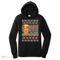 Funny Trump Ugly Christmas Sweater Women's Hoodie thumb 0