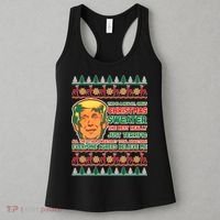 Funny Trump Ugly Christmas Sweater Women's Tank Top thumb 3