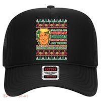 Funny Trump Ugly Christmas Sweater Hat thumb 0