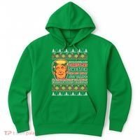Funny Trump Ugly Christmas Sweater Hoodie thumb 0