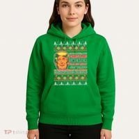 Funny Trump Ugly Christmas Sweater Hoodie thumb 5