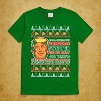 Funny Trump Ugly Christmas Sweater T-Shirt thumb 5