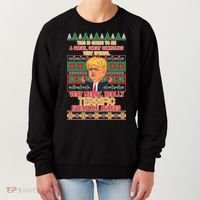 Funny Trump Very Merry Ugly Christmas Sweater Women's Sweatshirt thumb 0