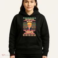 Funny Trump Very Merry Ugly Christmas Sweater Hoodie thumb 5