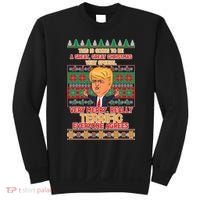 Funny Trump Very Merry Ugly Christmas Sweater Sweatshirt thumb 0