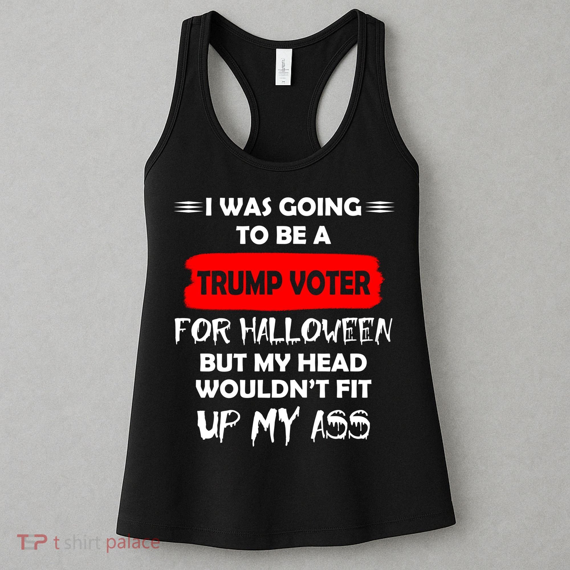 Funny Trump Voter Halloween Costume Women's Tank Top