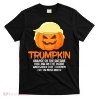 Funny Trumpkin Thrown Out In November T-Shirt thumb 0