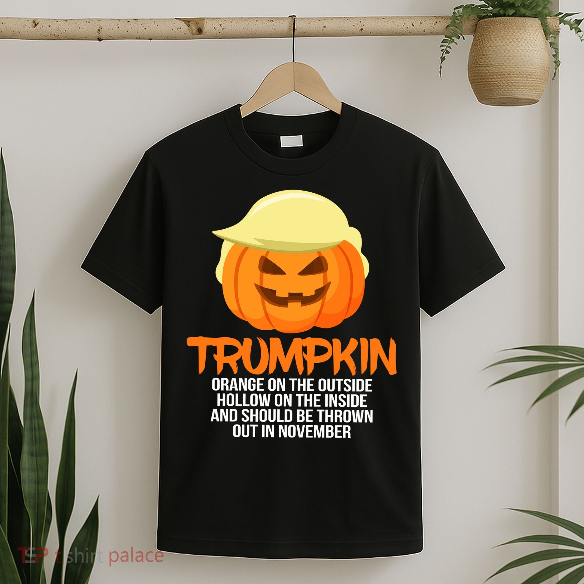 Funny Trumpkin Thrown Out In November T-Shirt