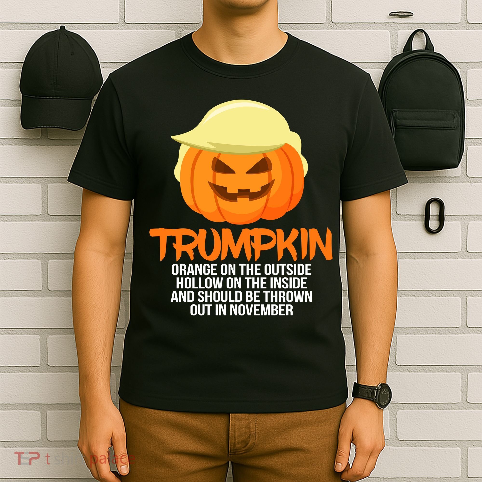 Funny Trumpkin Thrown Out In November T-Shirt