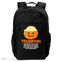 Funny Trumpkin Thrown Out In November Backpack thumb 0