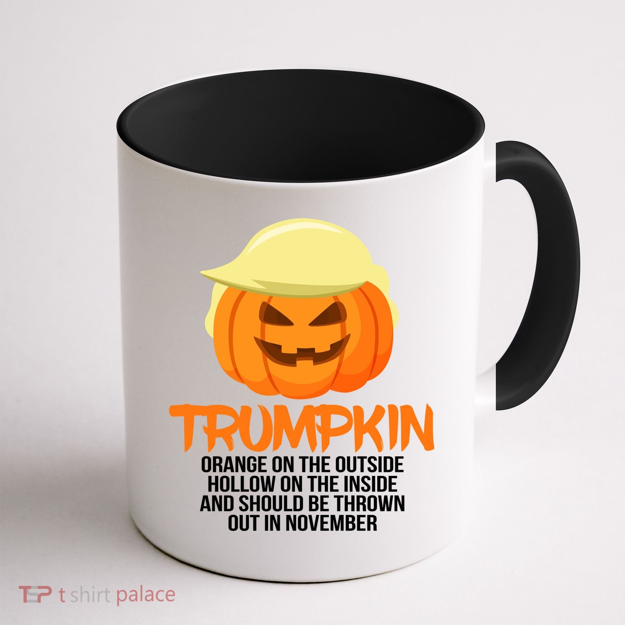 Funny Trumpkin Thrown Out In November Coffee Mug