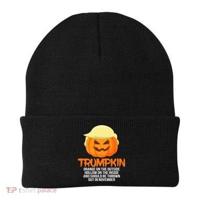 Funny Trumpkin Thrown Out In November Beanie
