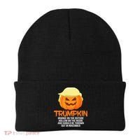 Funny Trumpkin Thrown Out In November Beanie thumb 0