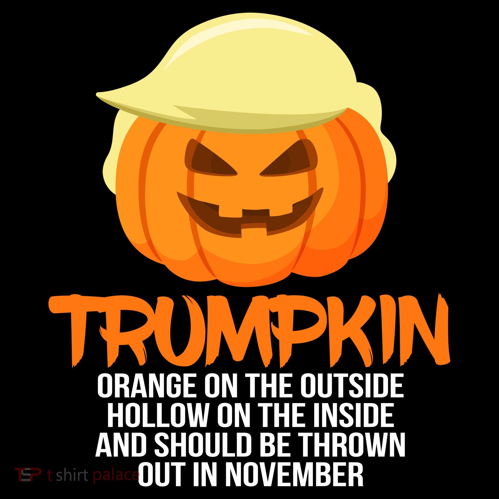 Funny Trumpkin Thrown Out In November Women's Tank Top