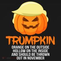 Funny Trumpkin Thrown Out In November Visor thumb 3
