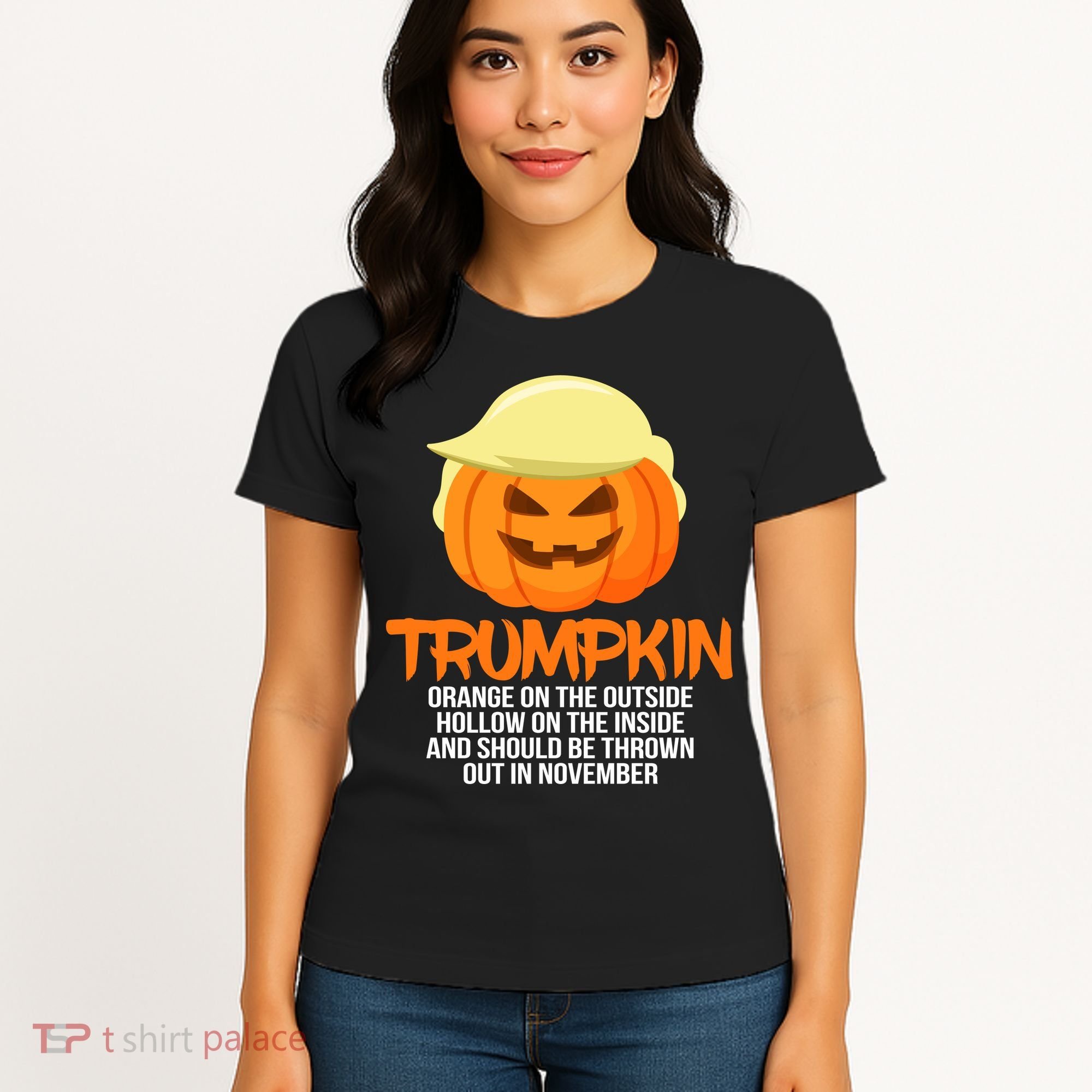 Funny Trumpkin Thrown Out In November Women's T-Shirt