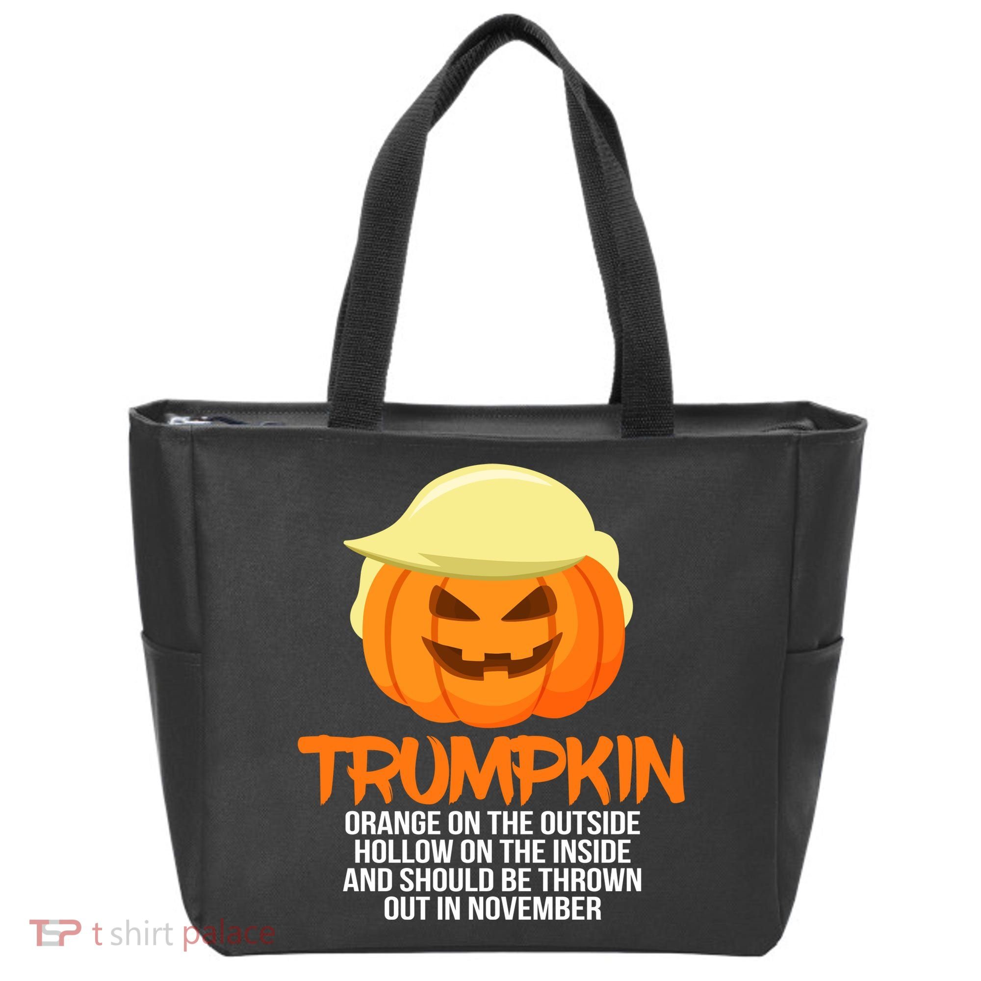 Funny Trumpkin Thrown Out In November Tote Bag