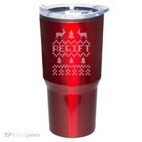 Funny Ugly Christmas Sweater Regift Tumbler thumb 0
