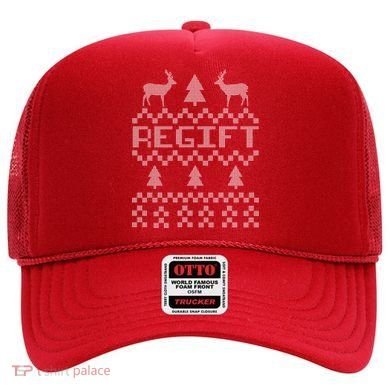 Funny Ugly Christmas Sweater Regift Hat