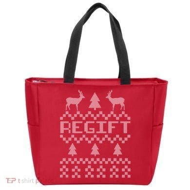 Funny Ugly Christmas Sweater Regift Tote Bag