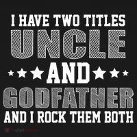 Funny Uncle And Godfather I Rock Them Both Backpack thumb 2