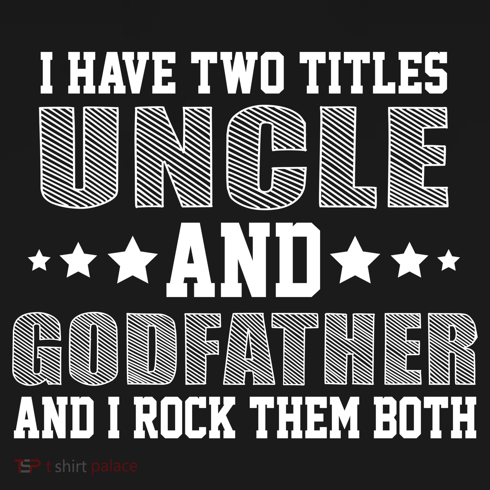 Funny Uncle And Godfather I Rock Them Both Backpack