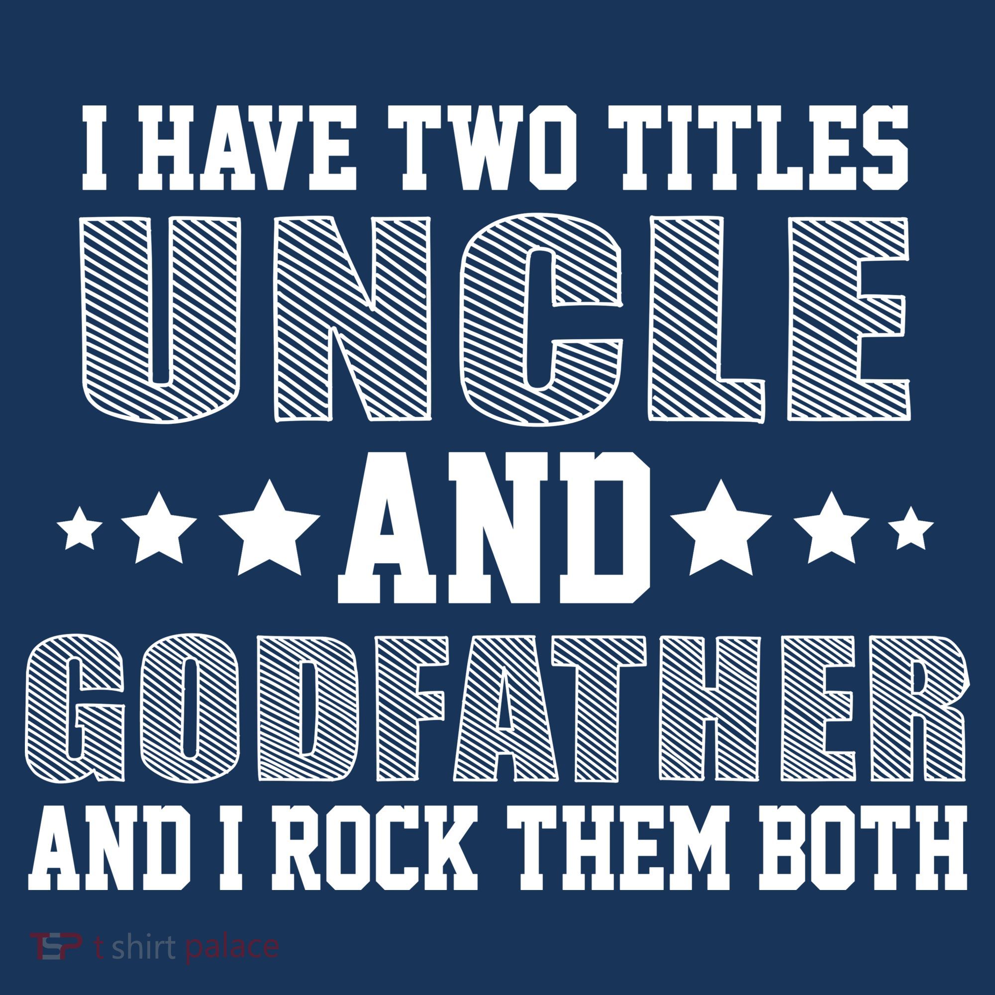 Funny Uncle And Godfather I Rock Them Both Mousepad